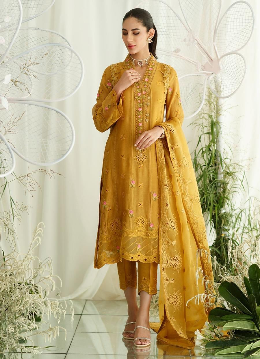 TANIA SHIRT AND DUPATTA BY FTA