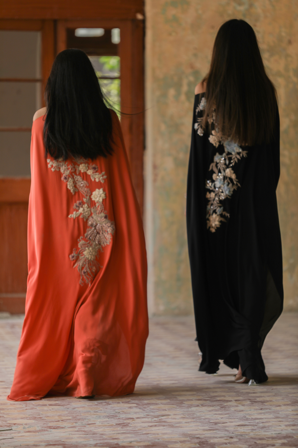 Black Kaftan By Rozina Munib